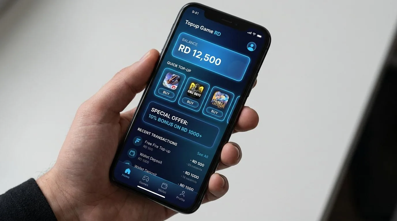 Topup rd instan — chip masuk otomatis ke akun RD